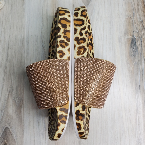 New Snake Sparkle Slide Sandals - Picture 5 of 7